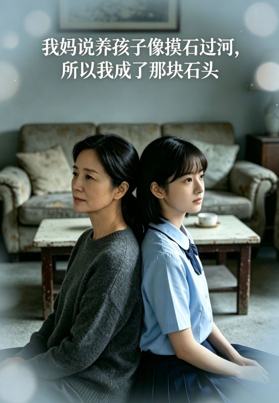 我妈说养孩子像摸石过河，所以我成了那块石头