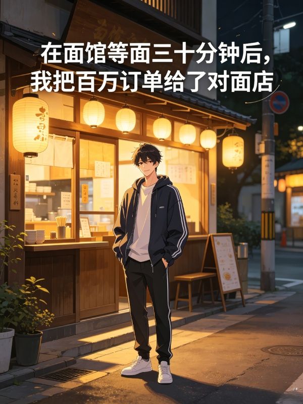 在面馆等面三十分钟后,我把百万订单给了对面店