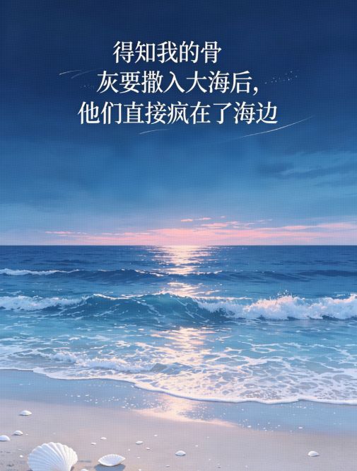 得知我的骨灰要撒入大海后,他们直接疯在了海边