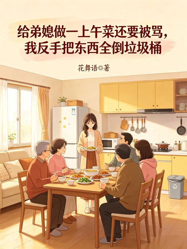 给弟媳做一上午菜还要被骂,我反手把东西全倒垃圾桶