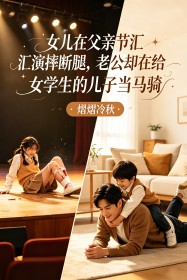 女儿在父亲节汇演摔断腿,老公却在给女学生的儿子当马骑