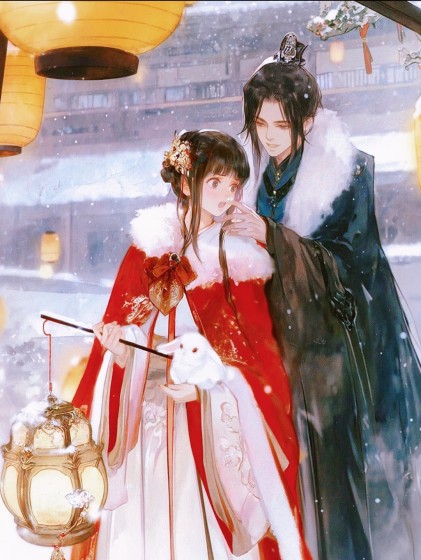 红墙落雪柳新芽