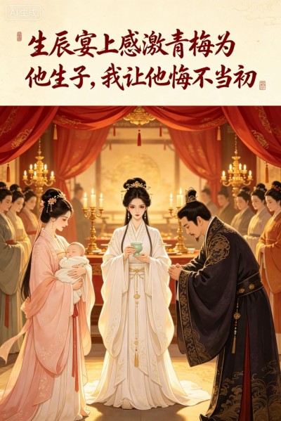 生辰宴上感激青梅为他生子，我让他悔不当初