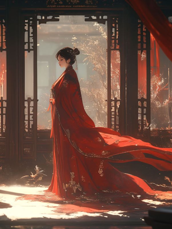 满城红妆迎新人,听雪院中葬故人