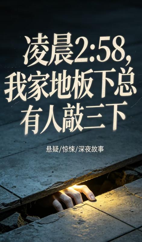 凌晨2:58,我家地板下总有人敲三下