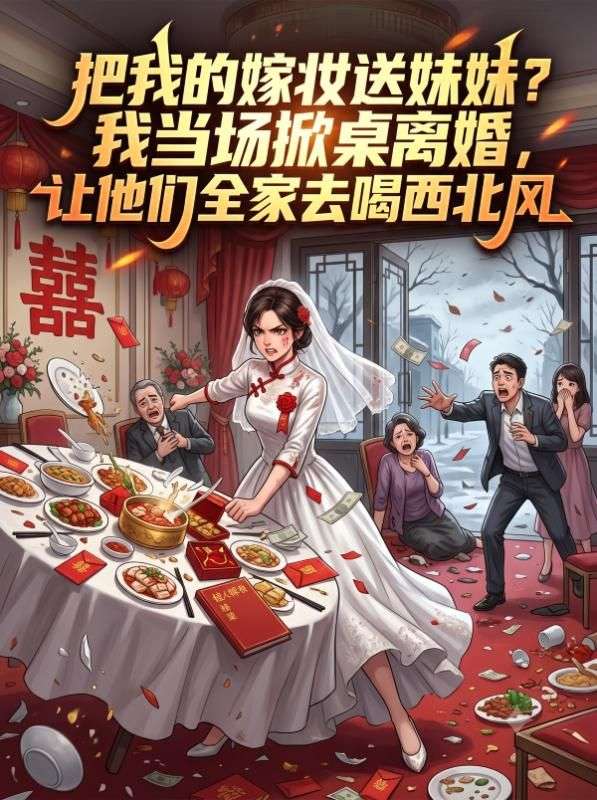 把我的嫁妆送妹妹?我当场掀桌离婚,让他们全家去喝西北风