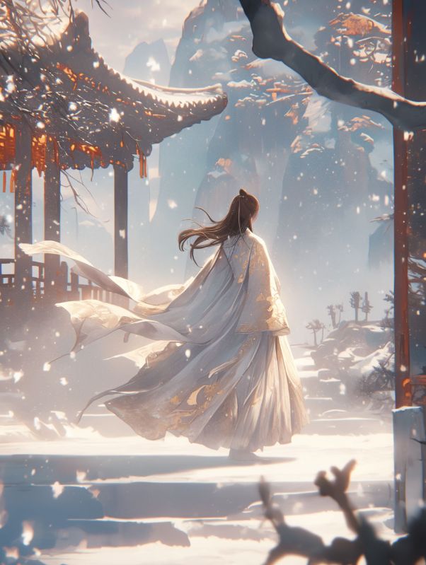 山河替我还尽旧债，风雪送我长眠