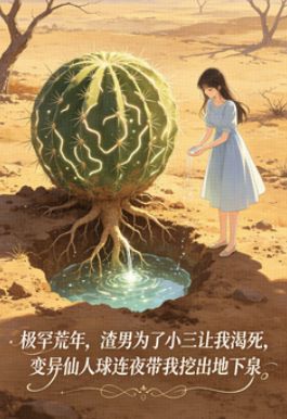 极罕荒年,渣男为了小三让我渴死,变异仙人球连夜带我挖出地下泉