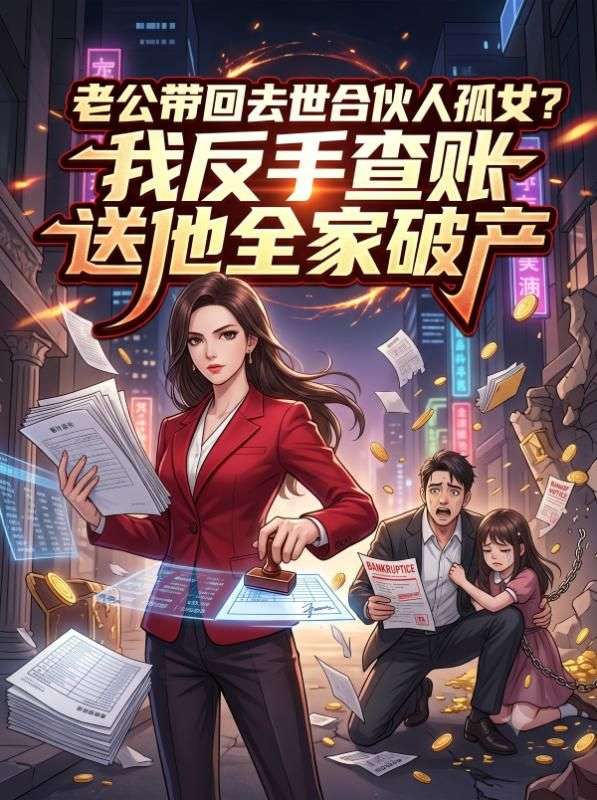 老公带回去世合伙人孤女?我反手查账送他全家破产