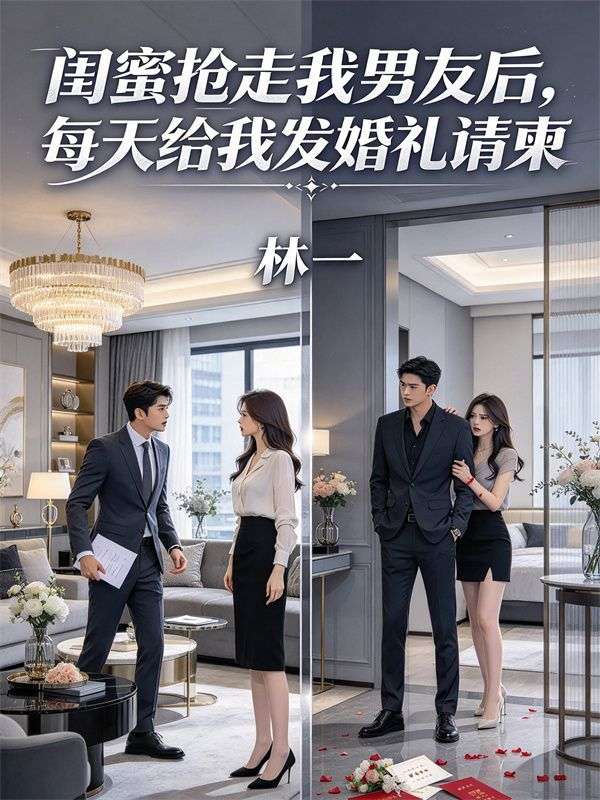 闺蜜抢走我男友后,每天给我发婚礼请柬