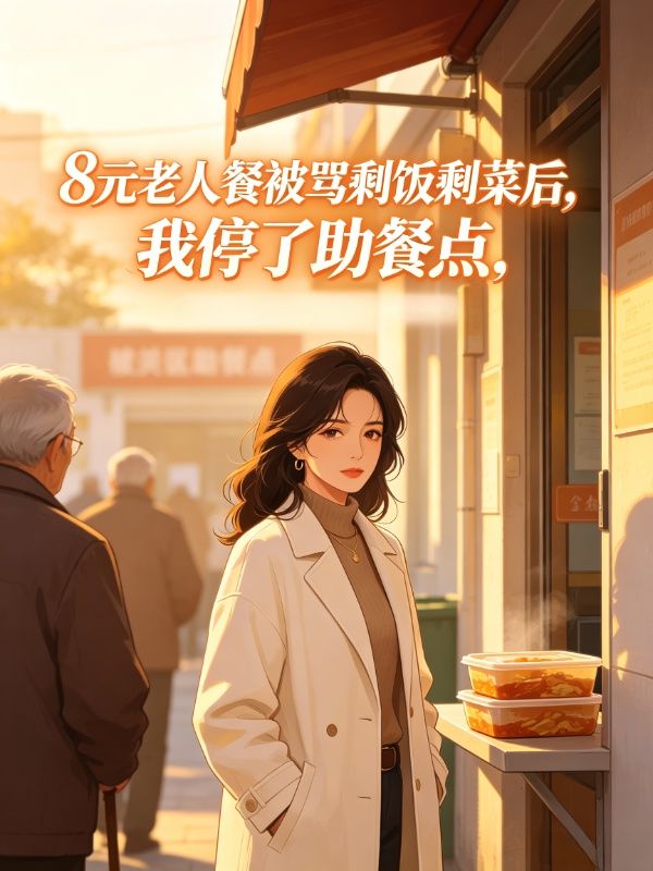 8元老人餐被骂剩饭剩菜后,我停了助餐点