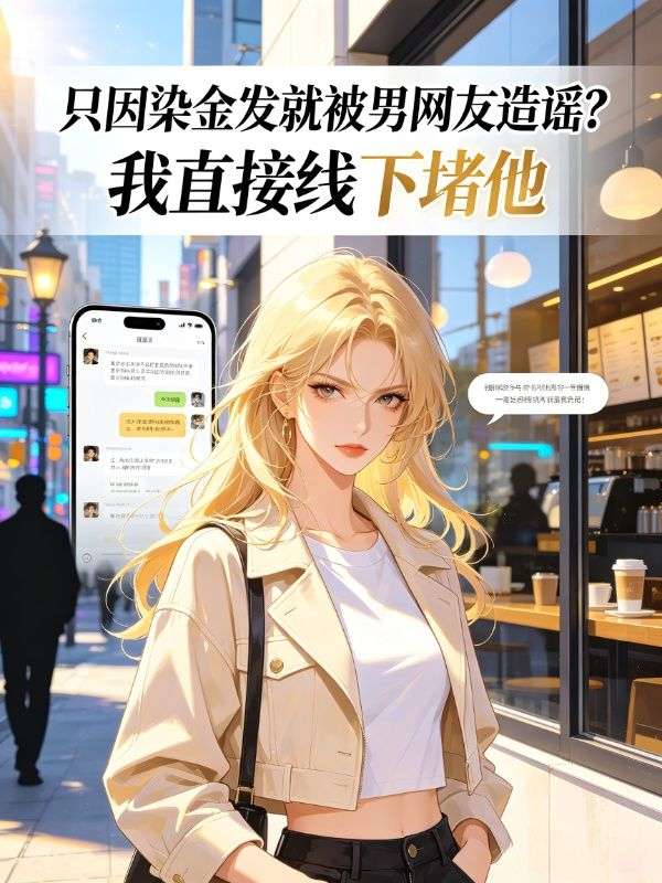 只因染金发就被男网友造谣?我直接线下堵他