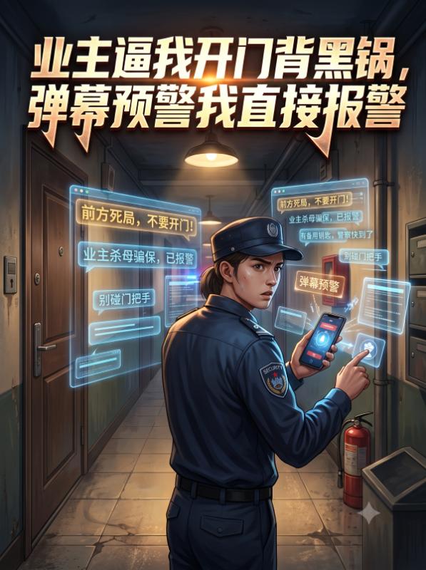 业主逼我开门背黑锅，弹幕预警我直接报警