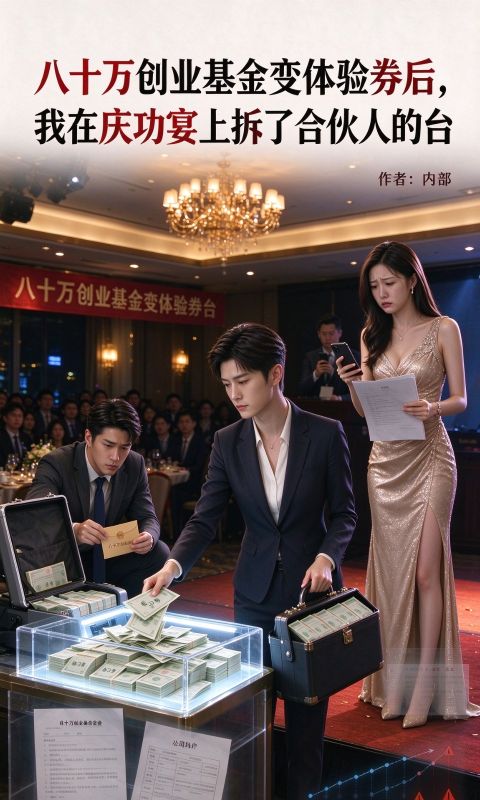 八十万创业基金变体验券后,我在庆功宴上拆了合伙人的台