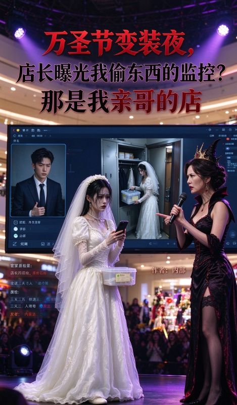 万圣节变装夜,店长曝光我偷东西的监控?那是我亲哥的店
