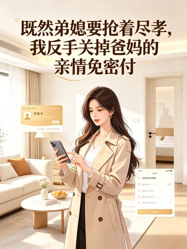既然弟媳要抢着尽孝,我反手关掉爸妈的亲情免密付