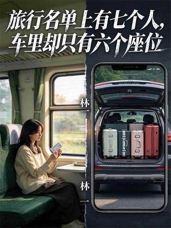 旅行名单上有七个人,车里却只有六个座位