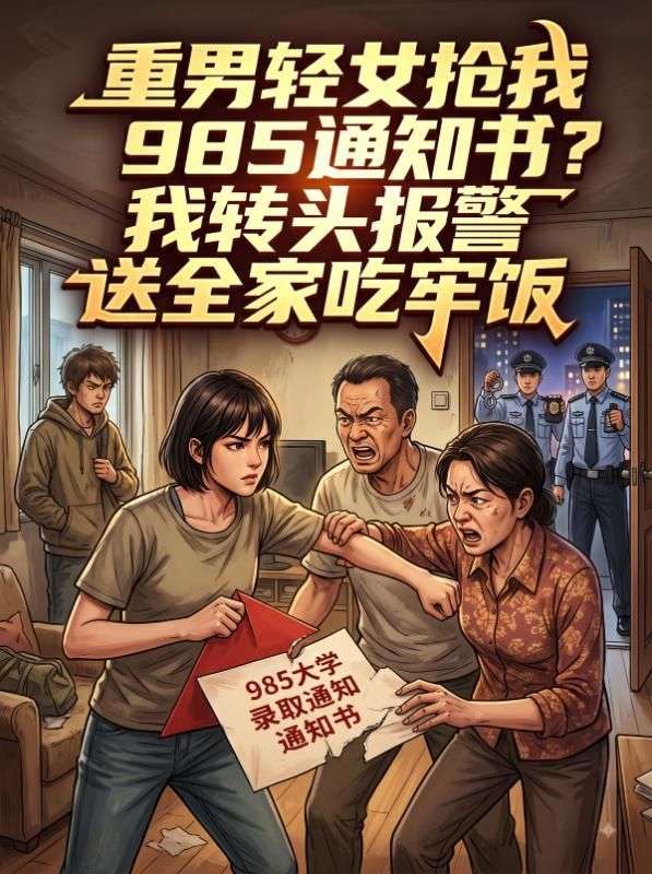 重男轻女抢我985通知书?我转头报警送全家吃牢饭
