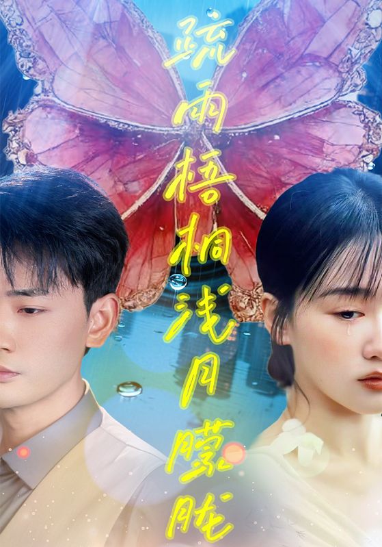 疏雨梧桐浅月朦胧