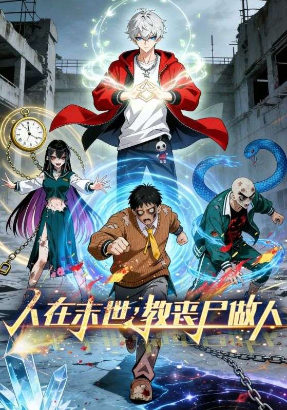 人在末世，教丧尸做人封面图