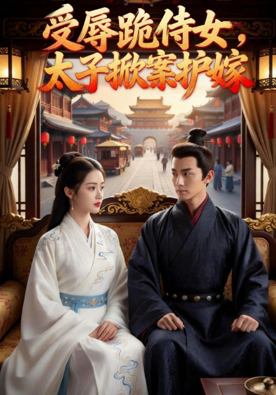 受辱跪侍女，太子掀案护嫁