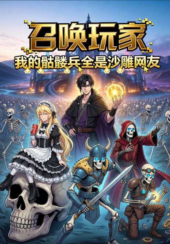 召唤玩家:我的骷髅兵全是沙雕网友封面图