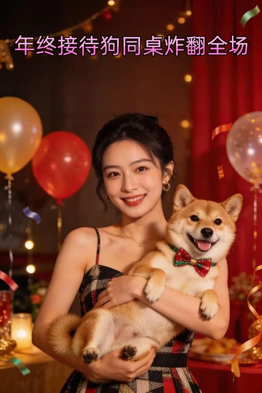 年终接待狗同桌炸翻全场
