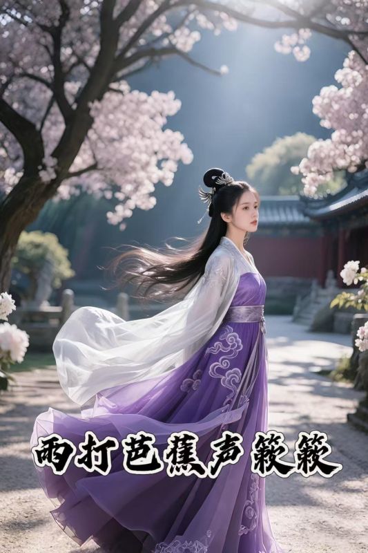 雨打芭蕉声簌簌