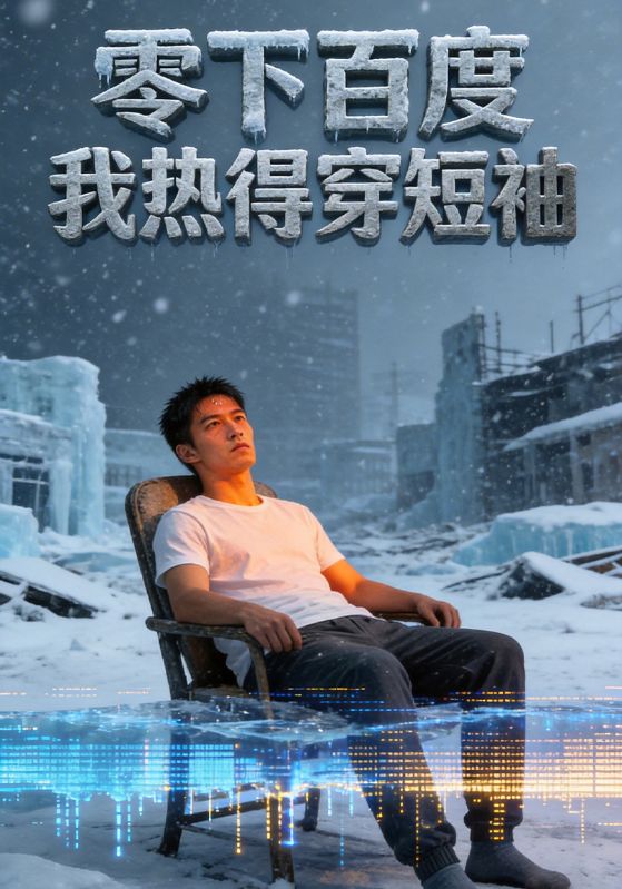 零下百度我热得穿短袖