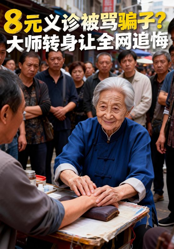 8元义诊被骂骗子？大师转身让全网追悔封面图
