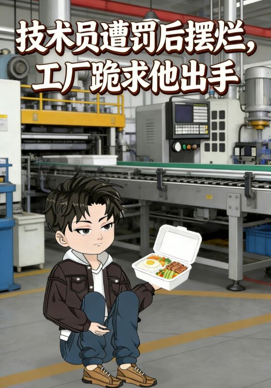 技术员遭罚后摆烂，工厂跪求他出手