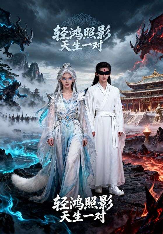 轻鸿照影天生一对