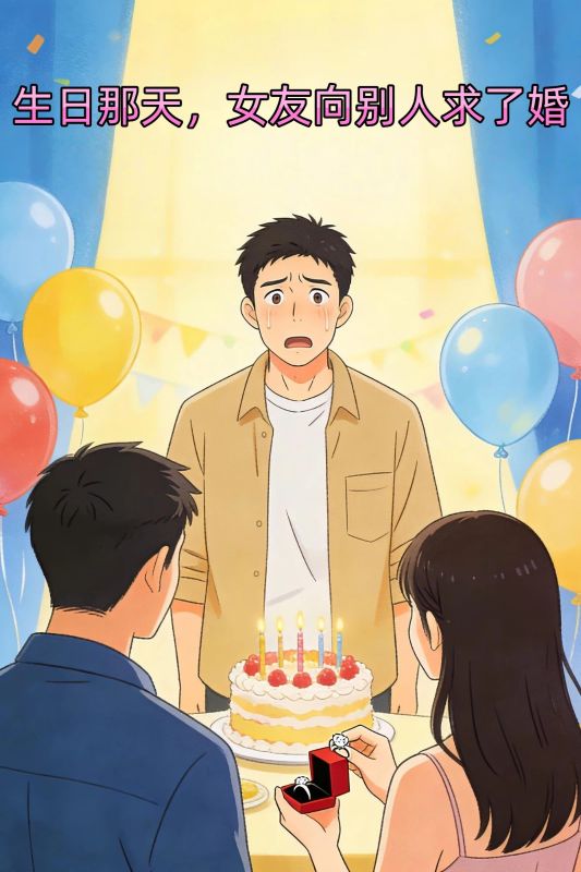 生日那天,女友向别人求了婚