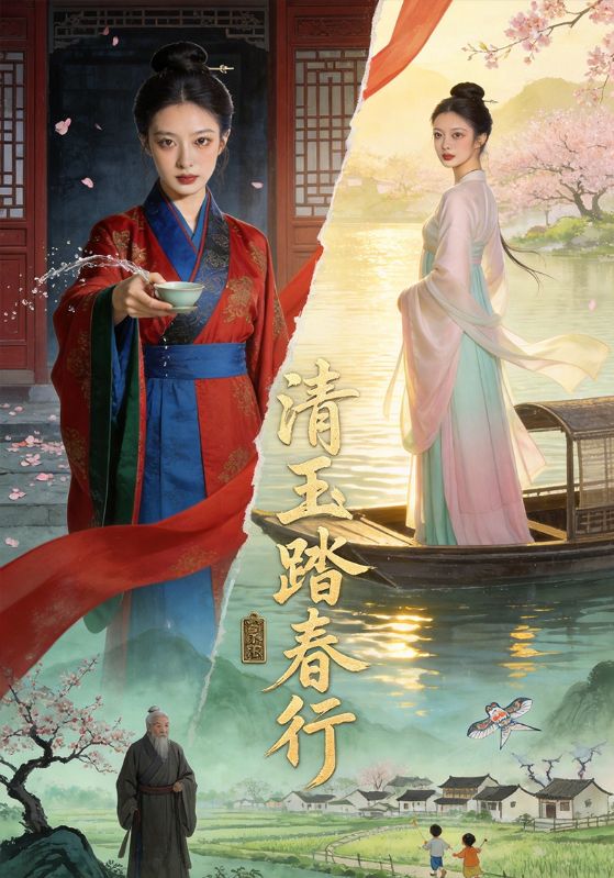 清玉踏春行