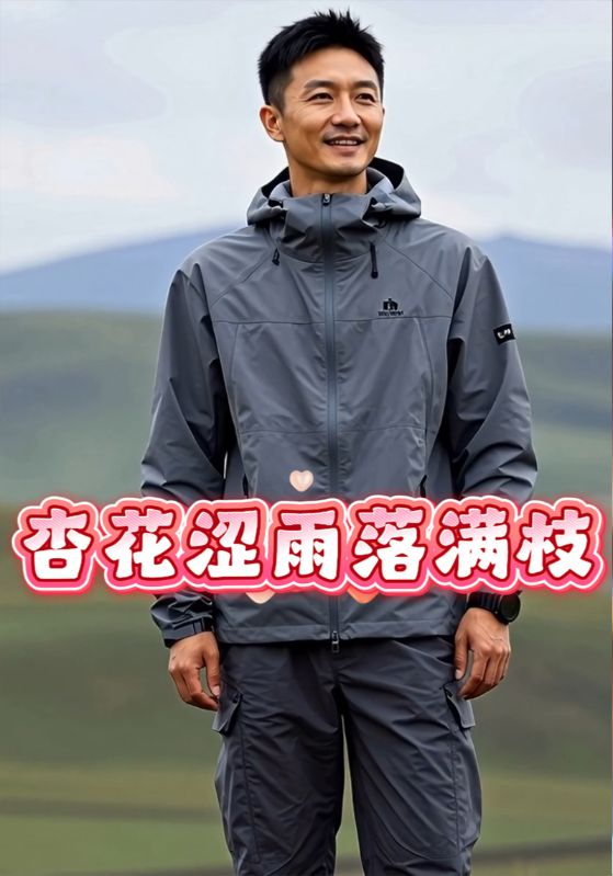 杏花涩雨落满枝