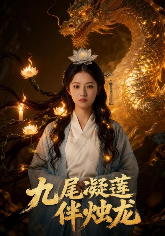 九尾凝莲伴烛龙