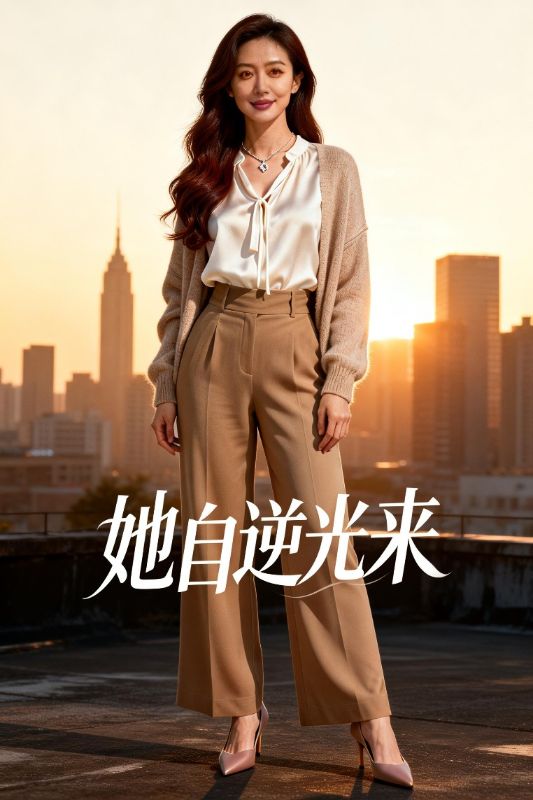 她自逆光来