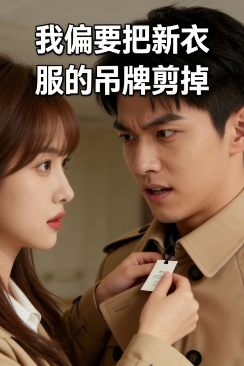 我偏要把新衣服的吊牌剪掉