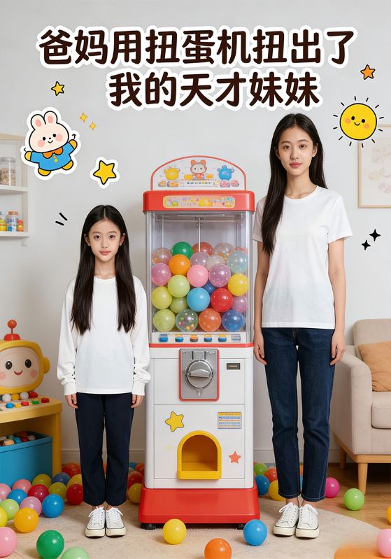 爸妈用扭蛋机扭出了我的天才妹妹