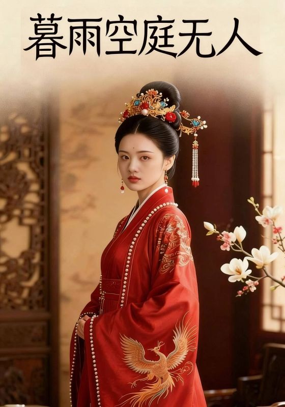 暮雨空庭无人