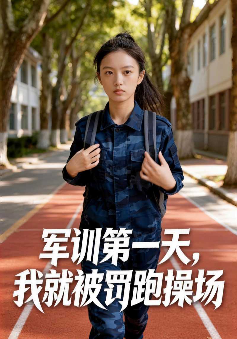 军训第一天，我就被罚跑操场
