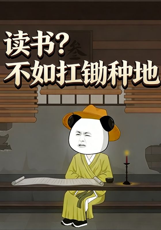 读书？不如扛锄种地