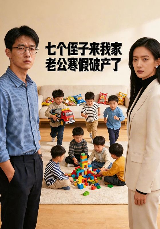 七个侄子来我家，老公寒假破产了