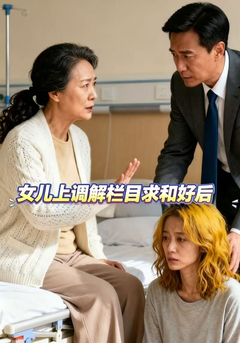 女儿上调解栏目求和好后