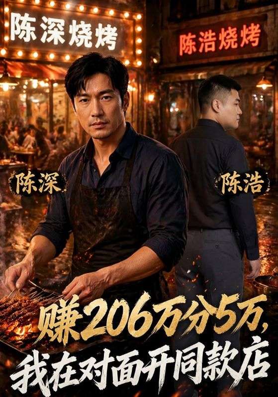 赚206万分5万，我在对面开同款店