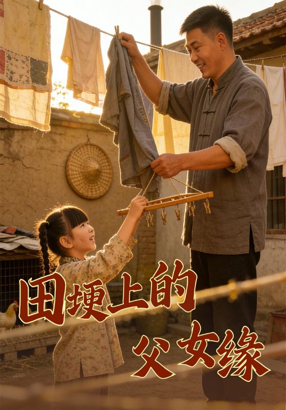 田埂上的父女缘
