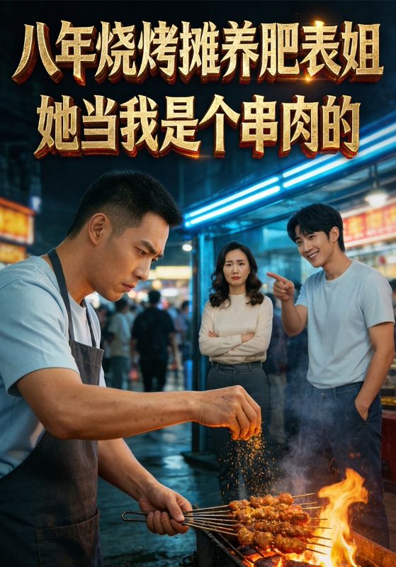 八年烧烤摊养肥表姐她当我是个串肉的