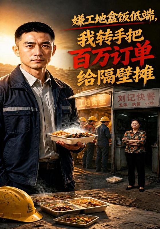 嫌工地盒饭低端，我转手把百万订单给隔壁摊