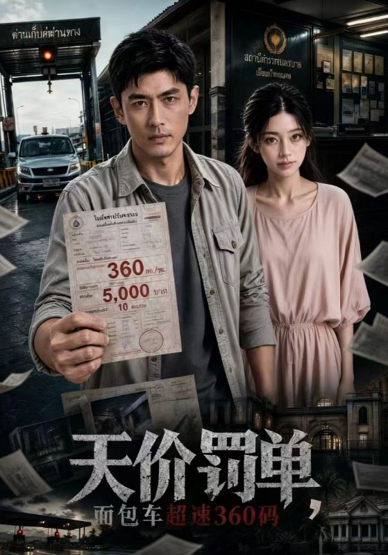 天价罚单，面包车超速360码