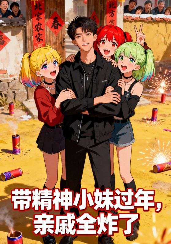 带精神小妹过年，亲戚全炸了